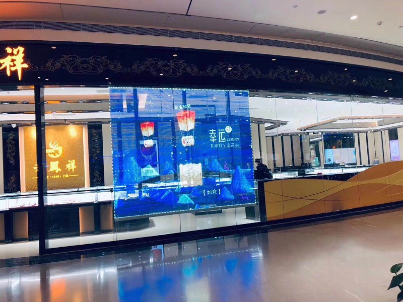 櫥窗透明led顯示屏有哪些功能？